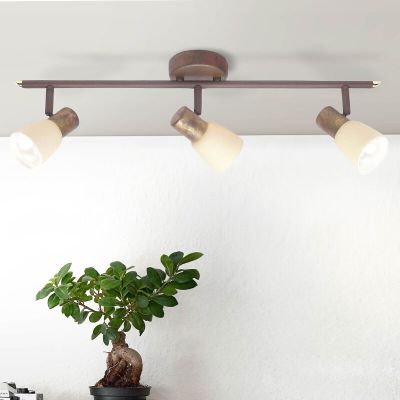 Kovové stropní bodové světlo měděné, Alaya