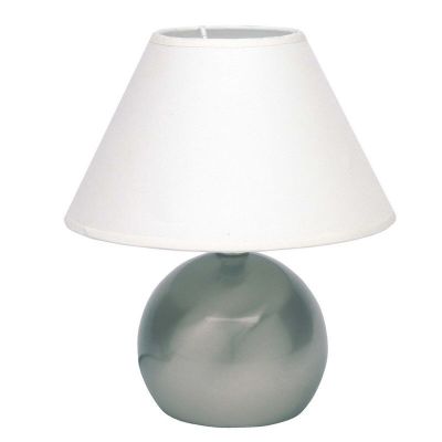 Kovová stolní lampa chromová, Robijn, s dotykovým stmívačem
