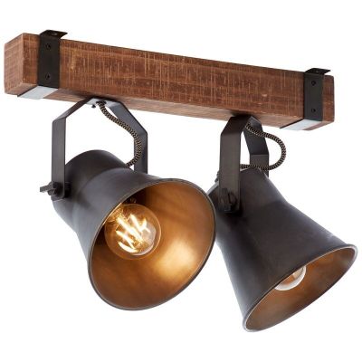 Industriální stropní bodové světlo černé, Audrey