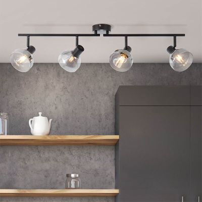 Designové stropní bodové světlo černé, Dimitry