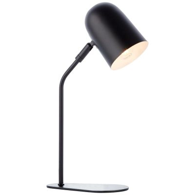 Moderní stolní lampa černá, Lukas, s vypínačem