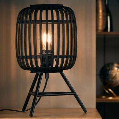 Moderní stolní lampa černá, Brain