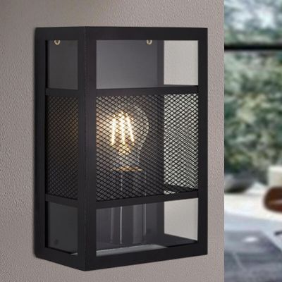 Industriální venkovní světlo černé, Ramla, IP44