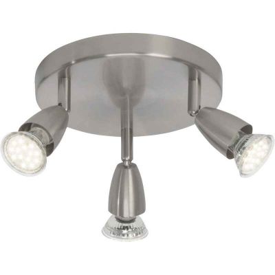 Kovové stropní svítidlo chromové, Keysha, 3W, LED 3000 K