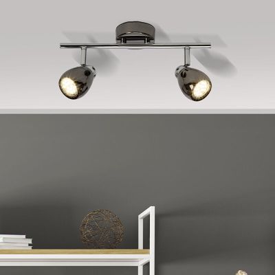Kovové stropní svítidlo černé, Khadra, 3W, LED 3000 K