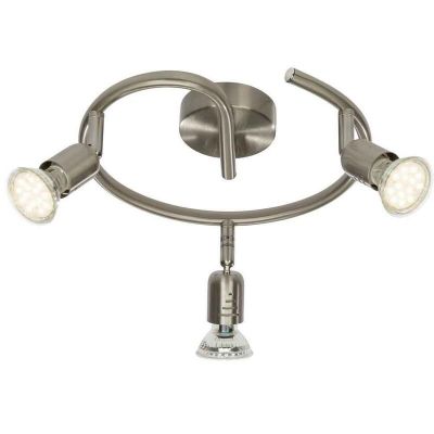 Kovové stropní bodové světlo chromové, Hayo, 50W, LED 3000 K