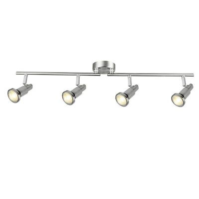 Kovové stropní bodové světlo chromové, Robel, 7W, LED 3000 K