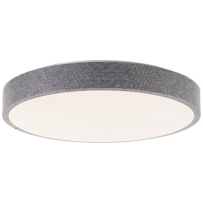 Rustikální stropní světlo šedé, Soeraya, 24W, LED 3000 K, s 3stupňovým stmíváním