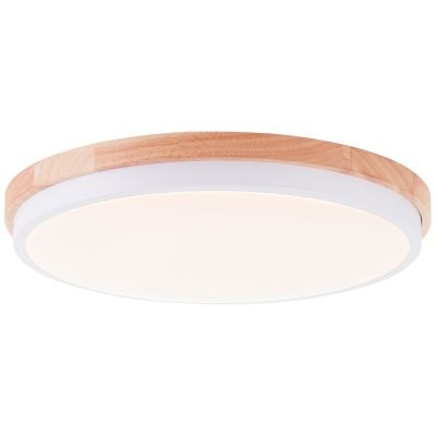 Moderní stropní svítidlo dřevěné, Marloes, 24W, LED 3000 K, s 3stupňovým stmíváním