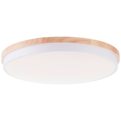 Moderní stropní svítidlo dřevěné, Marloes, 36W, LED white switch, s dálkovým ovládáním