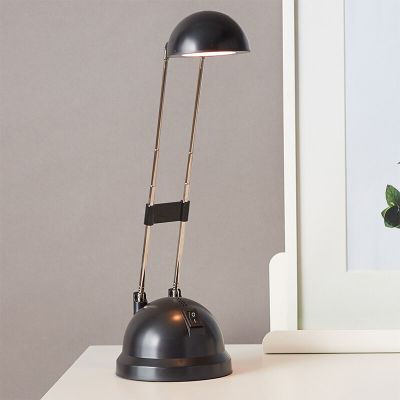 Moderní lampička černá, Louna, 6W, LED 2700 K, s vypínačem