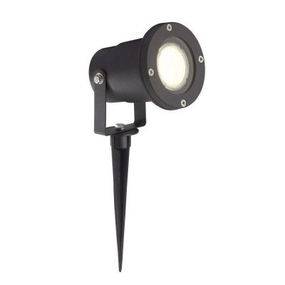 Hliníkové zahradní bodové osvětlení černé, Shanna, IP44