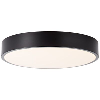 Moderní stropní světlo černé, Asude, 12W, LED 3000 K