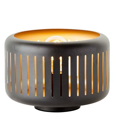 Industriální stolní lampa černá, Veronika, s vypínačem