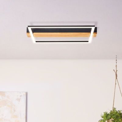 Moderní stropní světlo černé, Fannie, 24W, LED 3000 K
