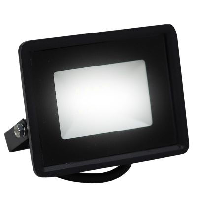 Plastový reflektor černý, Boaz, 10W, LED 6500 K, IP66