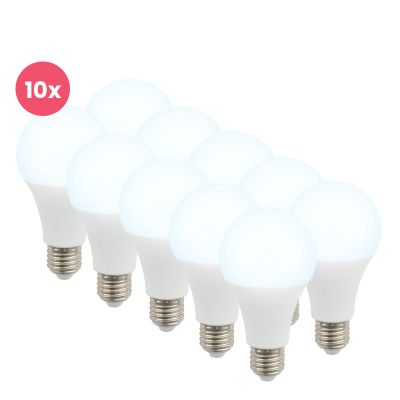 Balení 10 kusů LED žárovky Lagiba E27, Bradley, 15W, 6500K