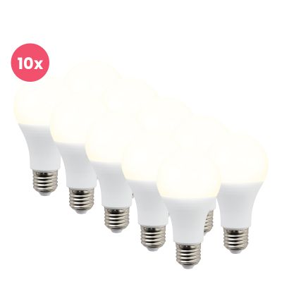 Balení 10 kusů LED žárovky Lagiba E27, Bradley, 12W, 4000K
