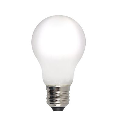 Stmívatelná LED žárovka E27 Olucia, A60, 5W, bílé sklo, 4000k