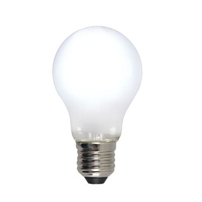 Stmívatelná LED žárovka E27 Olucia, A60, 5W, bílé sklo, 6500k