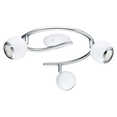 Ocelové stropní bodové světlo bílé, Anissa