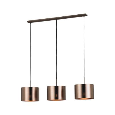 Plastové designové závěsné světlo hnědé, Noor