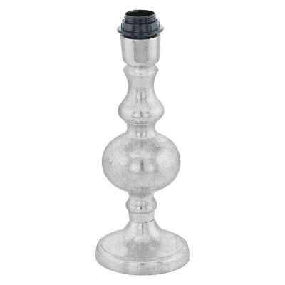 Hliníková designová stolní lampa bez stínidla niklová, Mason, s vypínačem