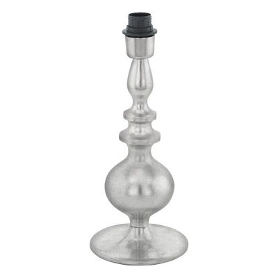 Hliníková designová stolní lampa bez stínidla niklová, Mason, s vypínačem