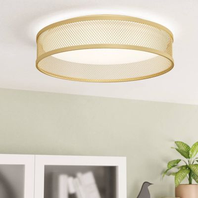 Ocelové stropní světlo mosazné, Jolene, 20W, LED 3000 K