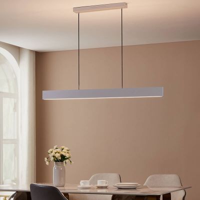 Hliníkové moderní chytré závěsné světlo šedé, Andrew, 19W, LED RGBW