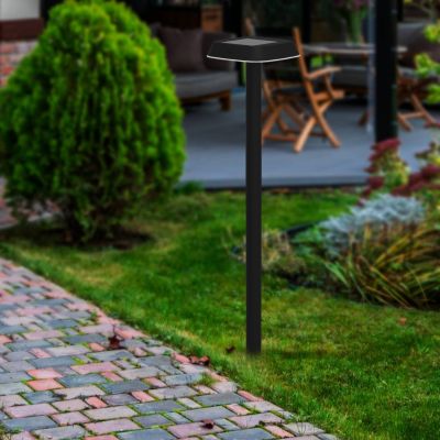 Plastové solární zahradní bodové osvětlení černé, Ingemar, 8,5W, LED 3000 K, IP65