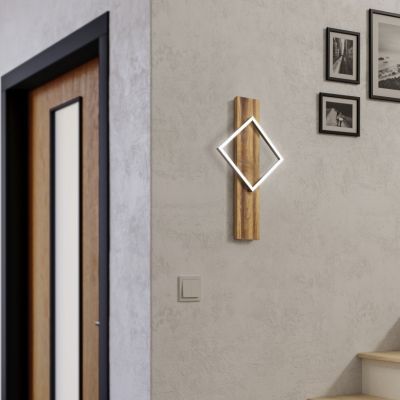 Dřevěné nástěnné světlo designové, Annebel, 13W, LED 3000 K