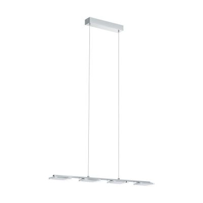 Plastové moderní závěsné světlo chromové, Pace, 5W, LED 3000 K