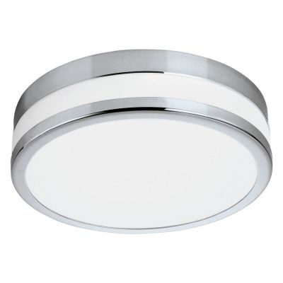 Skleněné stropní svítidlo chromové, Anand, 11W, LED 3000 K, IP44