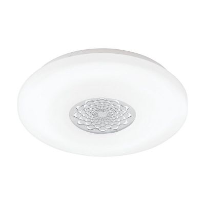 Plastové moderní stropní svítidlo bílé, Carmela, 24W, LED 3000 K