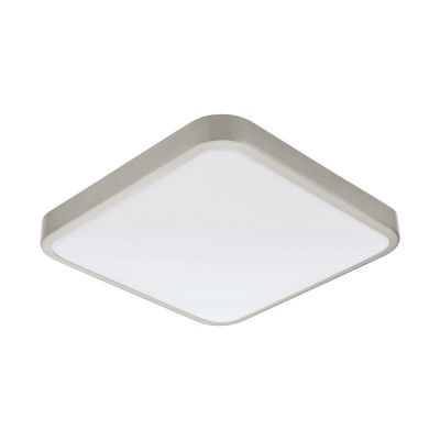Plastové nástěnné světlo niklové, Beyza, 16W, LED 3000 K, IP44