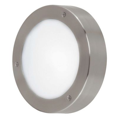 Plastové venkovní světlo stříbrné, Bob, IP44