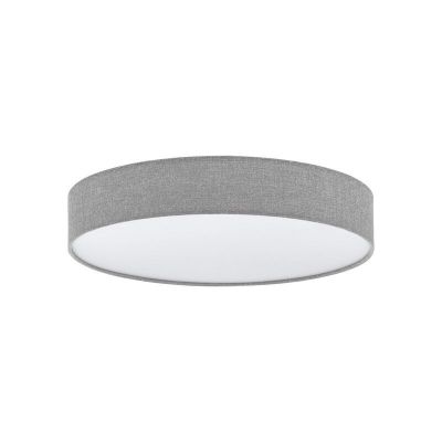 Plastové moderní stropní svítidlo šedé, Sila, 40W, LED nastavitelný od teplé po studenou bílou, s dálkovým ovládáním