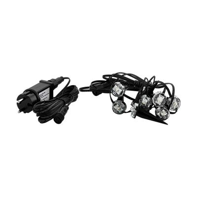 Plastové zahradní bodové osvětlení průhledné, Vanja, 3W, LED 3000 K, IP65