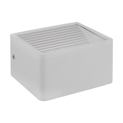 Hliníkové moderní venkovní světlo bílé, Nicoliene, 6W, LED 3000 K, IP65