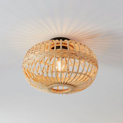 Dřevěné rustikální stropní světlo hnědé, Firenze