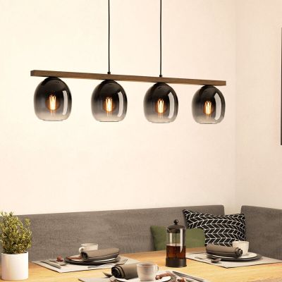 Hliníkové designové závěsné světlo hnědé, Frida