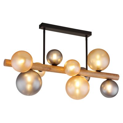 Skleněné designové stropní svítidlo vícebarevné, Melinda