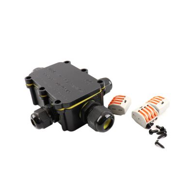 Voděodolná 4cestná kabelová spojka s vnitřní zástrčkou Wago, IP68