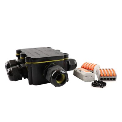 Voděodolná 5-cestná kabelová spojka s vnitřní zástrčkou Wago, IP68