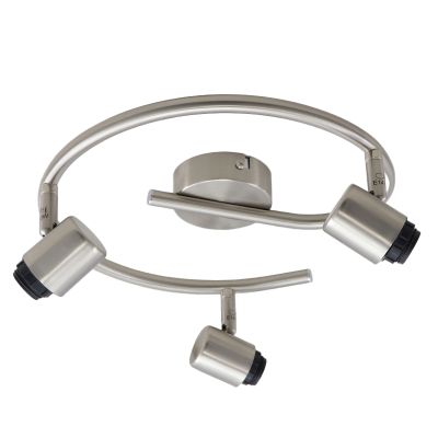 Hliníkové stropní svítidlo stříbrné, Rika