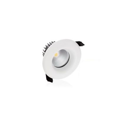 Skleněný downlight bílý, Rexe, 9W, LED 3000 K, IP65
