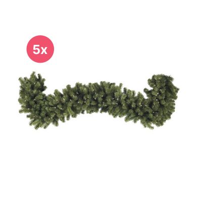 5x girlanda 540 cm, tloušťka 40 cm, 70 LED diod, připojitelná