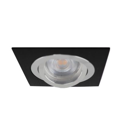 Černé podhledové světlo hliníkové, Heido