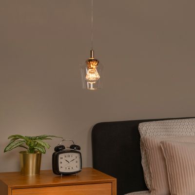Průhledné závěsné světlo moderní, Berliane, 4W, LED 2700 K